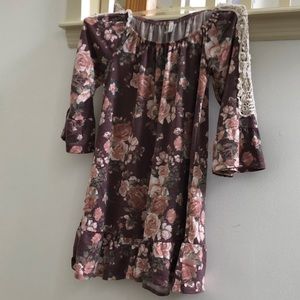 Boutique floral mini-dress